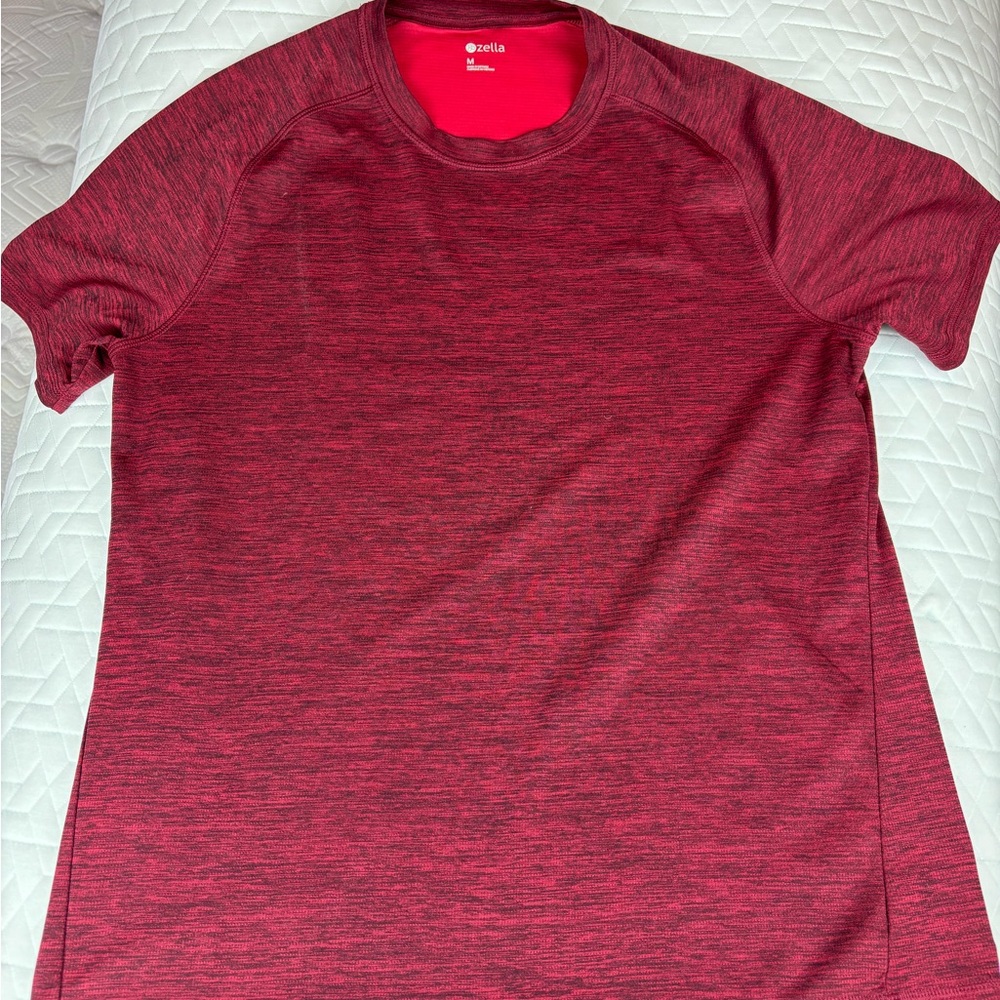 Zella Men’s Heathered Maroon Short-Sleeve Performance Tee